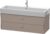 Dulap baza suspendat Duravit Brioso 1184x442mm cu doua sertare bazalt mat