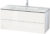 Dulap baza suspendat Duravit L-Cube 1220x481mm cu doua sertare alb lucios