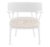 Fotoliu Kartell A.I. Lounge design Philippe Starck cadru alb perna Panamino Basic White