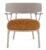 Fotoliu Kartell A.I. Lounge design Philippe Starck cadru gri perna Boucle Orange