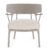 Fotoliu Kartell A.I. Lounge design Philippe Starck cadru gri perna Boucle White