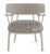 Fotoliu Kartell A.I. Lounge design Philippe Starck cadru gri perna Panamino Basic Grey