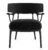 Fotoliu Kartell A.I. Lounge design Philippe Starck cadru negru perna Boucle Black