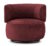 Fotoliu Kartell K-Waiting design Rodolfo Dordoni Chenille Burgundy