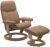 Fotoliu cu taburet Stressless Consul Classic M cadru Oak tapiterie piele Batik Latte