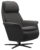 Fotoliu recliner Stressless Sam baza Sirius Power Heating Massage picioare negru mat tapiterie piele Paloma Rock