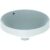 Lavoar rotund Geberit Variform 40cm fara orificiu baterie montare in blat alb