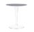 Masuta Kartell Tip Top design Philippe Starck & Eugeni Quitllet d48cm h50cm baza transparenta negru