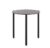 Masuta Kartell Undique design Patricia Urquiola 48x51x51cm baza metalica top ceramic negru Terrazzo