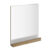 Oglinda baie Ravak Concept 10° cu polita 65x75x11cm nuc inchis