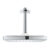 Palarie de dus Grohe Tempesta 250 Cube 1 jet cu brat de dus 142mm de tavan 9.5 l/min crom-alb