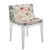 Scaun Kartell Mademoiselle A La Mode design Philippe Starck cadru transparent tapiterie Moschino schite