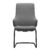 Scaun cu brate Stressless Chilli v2 L D400 cu spatar inalt baza negru mat tapiterie textil Calido Light Grey