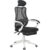 Scaun de birou ergonomic si suport de picioare OFF 927 alb