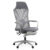 Scaun ergonomic cu spatar rabatabil si suport picioare SYYT 9512 gri