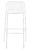 Scaun exterior Kartell Hiray design Ludovica & Roberto Palomba h 96cm alb