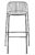 Scaun exterior Kartell Hiray design Ludovica & Roberto Palomba h 96cm negru