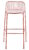 Scaun exterior Kartell Hiray design Ludovica & Roberto Palomba h 96cm ruginiu