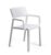 Scaun exterior Nardi Trill Armchair cu brate alb