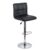 Scaune de bar modern rotativ ABS 191 negru