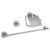 Set 3 accesorii baie Grohe Essentials Guest 3-in-1 supersteel