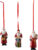 Set 3 decoratiuni brad Villeroy & Boch Nostalgic Ornaments Santa Claus 8cm