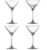 Set 4 pahare Zwiesel Glas Echo Martini  cristal Tritan