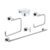 Set 5 accesorii baie Grohe Essentials Cube Master 5-in-1 crom