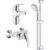 Set baterii Grohe Start Curve cu baterie lavoar baterie dus si set de dus cu bara crom