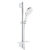 Set de dus Grohe Rainshower SmartActive 130 cu para 3 jeturi furtun 1.75cm si bara de dus 60cm moon white