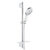 Set de dus Grohe Rainshower SmartActive 130 cu para de dus 3 jeturi furtun 175cm bara de dus 60cm si savoniera crom