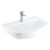 Set lavoar Grohe Bau Ceramic 55x39cm alb + baterie lavoar BauEdge M ventip pop-up 5.7 l/min crom