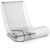 Sezlong Kartell L C P design Maarten van Severen transparent