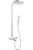 Showerpipe Hansgrohe Raindance Select E 360 cu baterie cada Ecostat Select finisaj alb/crom