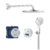 Sistem de dus incastrat Grohe Essence Rainshower Mono 310 cu 2 consumatori crom