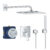 Sistem de dus incastrat Grohe Eurocube cu set de dus Rainshower Mono 310 Cube crom