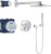 Sistem de dus incastrat Grohe Grohtherm SmartControl Set Perfect Shower cu Rainshower SmartActive 310 crom