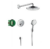 Sistem de dus incastrat termostatat Hansgrohe Design Raindance Select S Shower Select S cu 2 consumatori