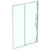 Usa de nisa Ideal Standard I.life 140cm sticla transparenta 8mm tratata anticalcar IdealClean profil crom lucios