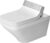 Vas WC suspendat Duravit DuraStyle Rimless 62cm pentru capac cu functie de bideu SensoWash finisaj WonderGliss