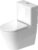 Vas wc Duravit D-Neo Rimless 37x65cm back-to-wall pentru rezervor asezat